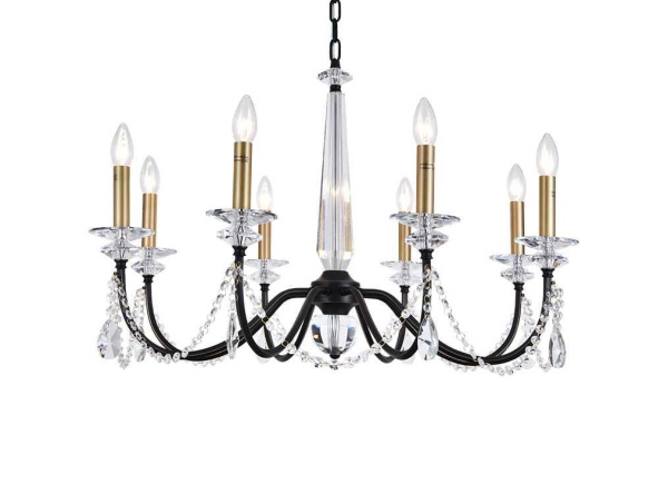 Подвесная люстра Newport 3978/C black+brass М0071829
