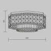 Потолочная люстра Maytoni Dune DIA005CL-10G