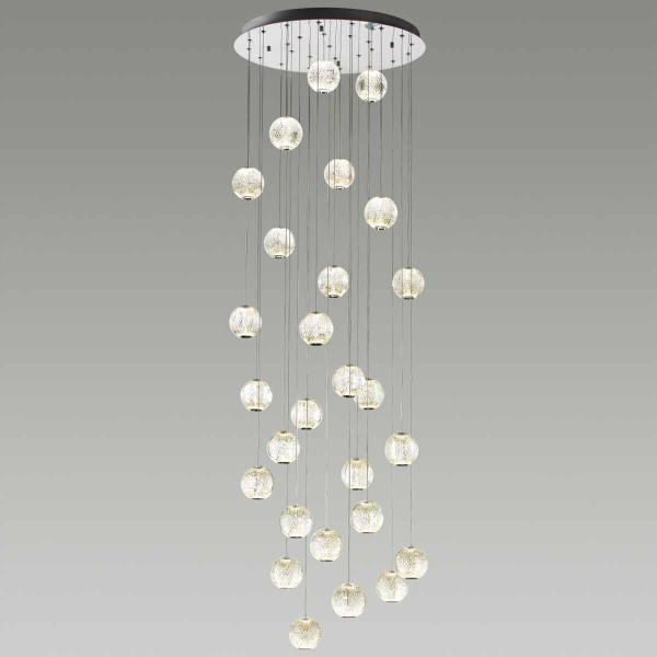 Подвесная светодиодная люстра Odeon Light Crystal 5007/120L