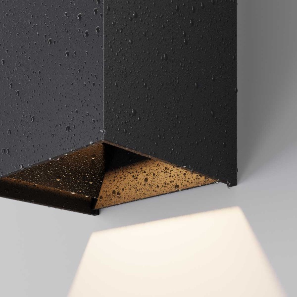 Уличный настенный светильник Maytoni Outdoor Drape O525WL-L20B3K