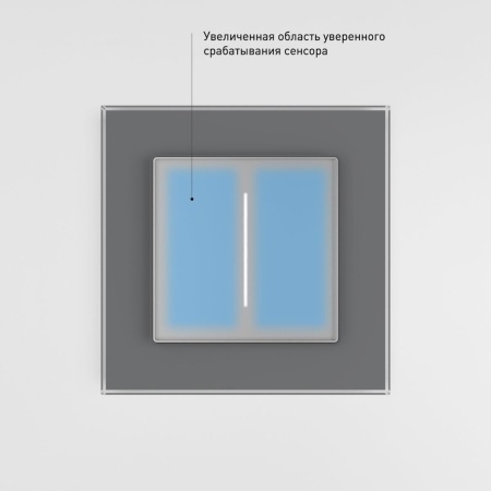 Сенсорный диммер Werkel (Умный дом) с подсветкой серебряный W3443106 a063596