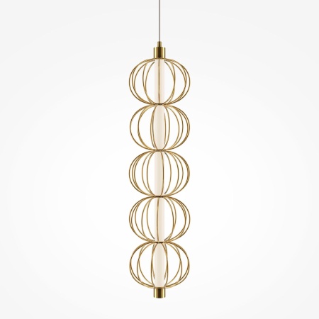 Подвесной светодиодный светильник Maytoni Golden Cage MOD216PL-L10G3K