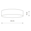 Потолочный cветильник Nowodvorski Lid Round Led White 10403