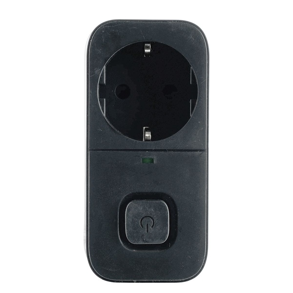 Сетевой фильтр 1-местный с/з Stekker 220В, 16А, с выключателем Nova, HM81-11-2, черный 50691