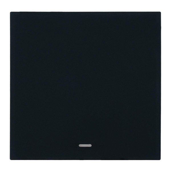 Выключатель 1-клавишный c индикатором (механизм), Stekker, 250В, 10А Мия, RSW10-3101-05, черный бархат 50445