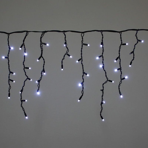 Cветодиодная гирлянда Sneha бахрома 230V белый мерцающий A-520 LED W FLASH