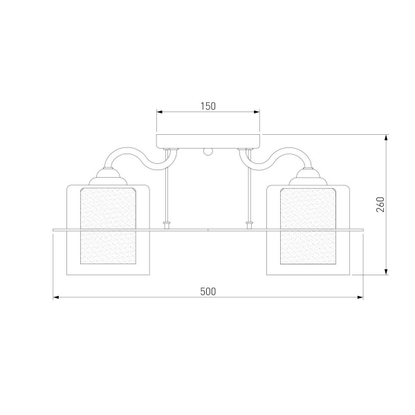 Потолочная люстра Eurosvet 30160/5 хром