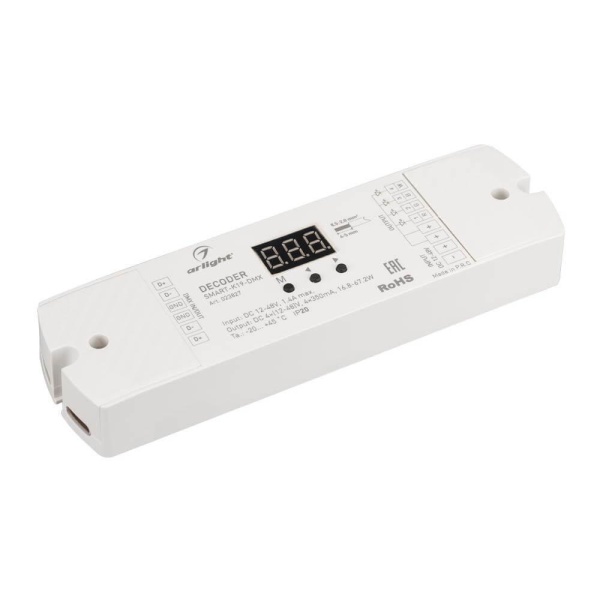 Декодер Arlight Smart-K19-DMX 023827 Декодер Arlight Smart-K19-DMX 023827