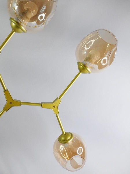 Подвесная люстра Elvan LU-113/8-Е27-Gl