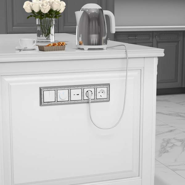 Розетка с заземлением и шторками Werkel белый W1171101 4690389155123 Розетка с заземлением и шторками Werkel белый W1171101 4690389155123