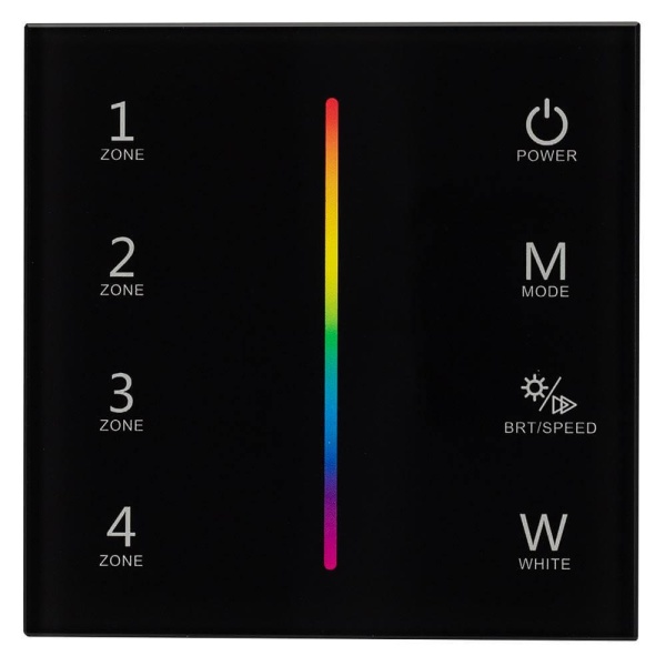 Панель управления Arlight Sens Smart-P30-RGBW Black 027104 Панель управления Arlight Sens Smart-P30-RGBW Black 027104