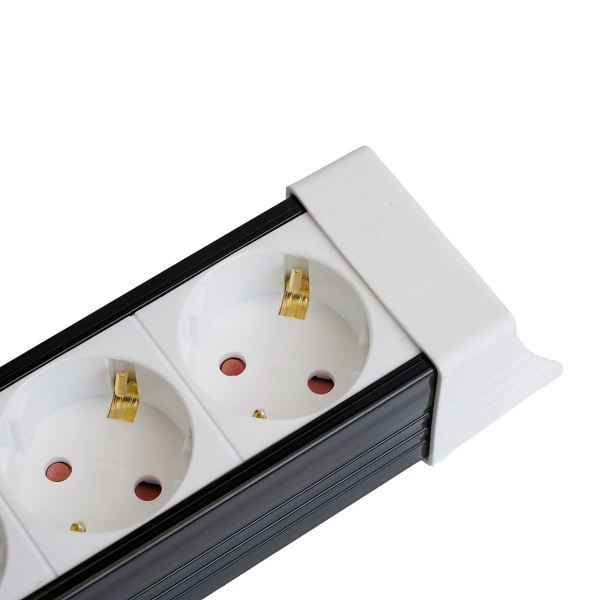 Сетевой фильтр 6-местный с/з Stekker 3x1мм2, 5 м, 250В, 16А Techno, HM22-61-05, белый 50152