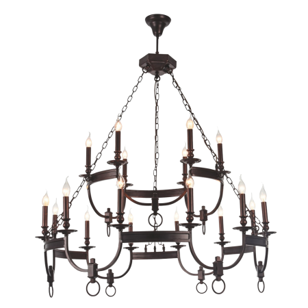 Подвесная люстра Crystal Lux Suerte Brown SP12+6