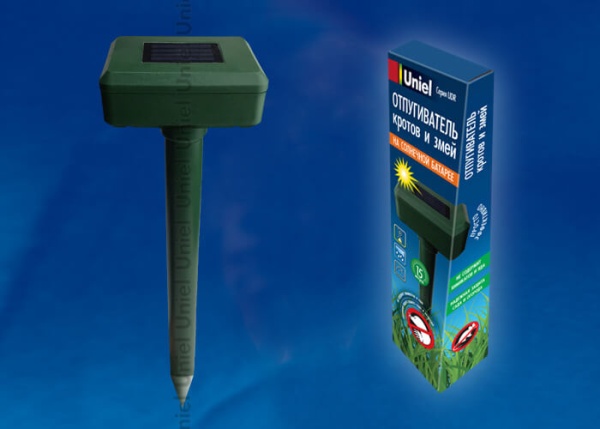 Отпугиватель кротов и змей Uniel UDR-S50 Sol Green UL-00000854
