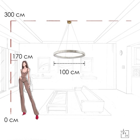 Подвесной светильник LOFT IT Mondrian 10408/1000