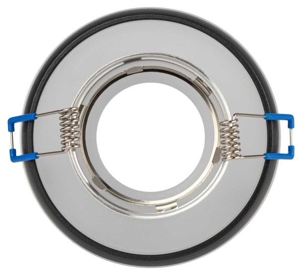 Светильник встраиваемый декоративный ЭРА DK100 BK под лампу MR16 GU5.3 черный Б0055589