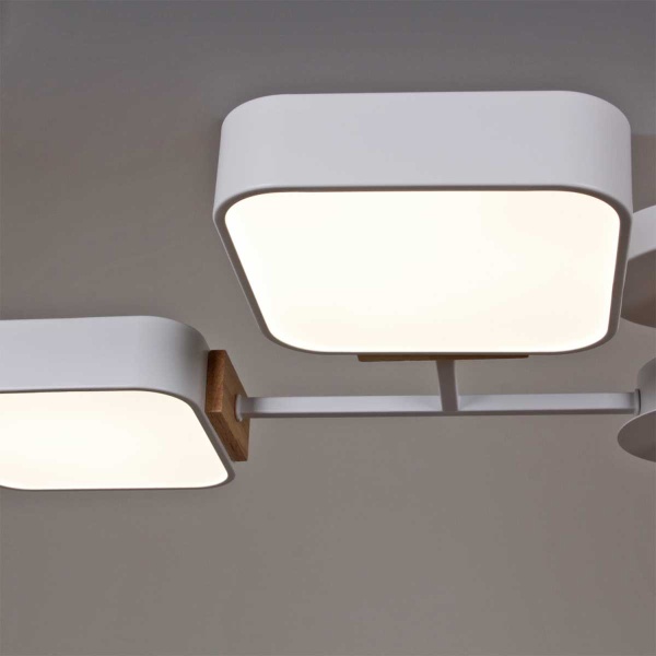 Светильник потолочный Reluce 03363-0.3-08 WH+WOOD