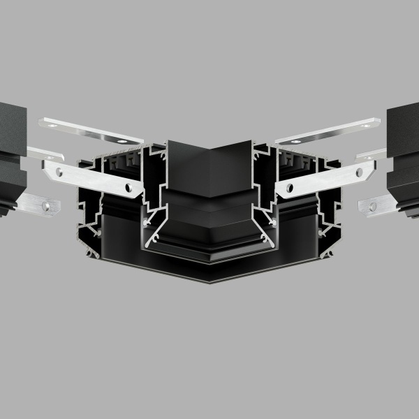 Коннектор L-образный Denkirs Smart One TR2026-BK