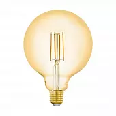 Лампа светодиодная филаментная диммируемая Eglo E27 6W 2200K золотистая 12573