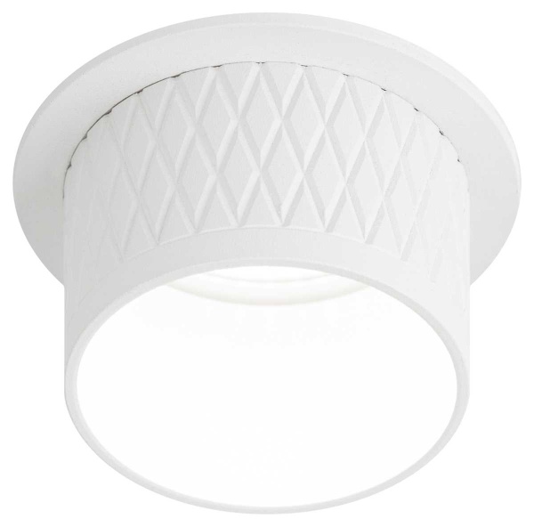 Светильник встраиваемый декоративный ЭРА DK112 WH под лампу MR16 GU5.3 белый Б0058434