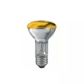 Лампа накаливания рефлекторная R63 Е27 40W желтая 23042