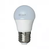Лампа светодиодная Elvan E27 7W 3000K опал E27-7W-3000K-G45