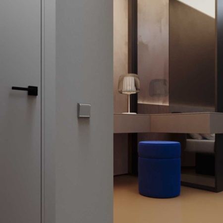 Выключатель встраиваемый S70 карточный 16А, (кашемир) Voltum VLS010703