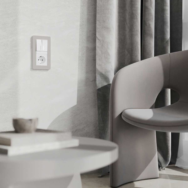 Розетка с заземлением Werkel белый W1171001 4690389155116