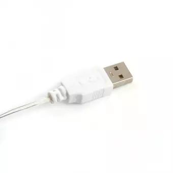 Светодиодная гирлянда Feron Роса USB теплый белый CL575 48183