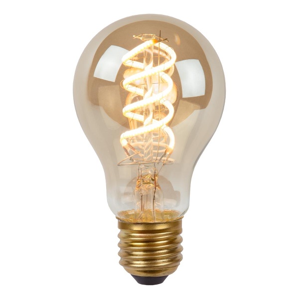 Лампа светодиодная диммируемая Lucide E27 5W 2200K дымчатая 49065/05/65