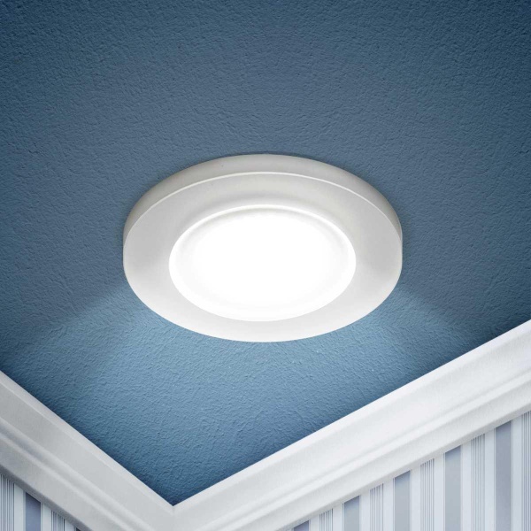 Светильник встраиваемый декоративный ЭРА DK103 WH под лампу MR16 GU5.3 белый Б0058390