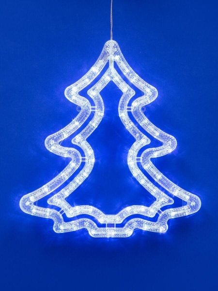 Подвесной светодиодный светильник «Ёлочка» Uniel ULD-H3543-070/STA White IP20 Xmas Tree UL-00001405 Подвесной светодиодный светильник «Ёлочка» Uniel ULD-H3543-070/STA White IP20 Xmas Tree UL-00001405