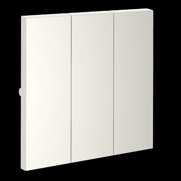 Клавиши для выключателя/переключателя трехклавишного, S70 (хлопок) Voltum VLS000513