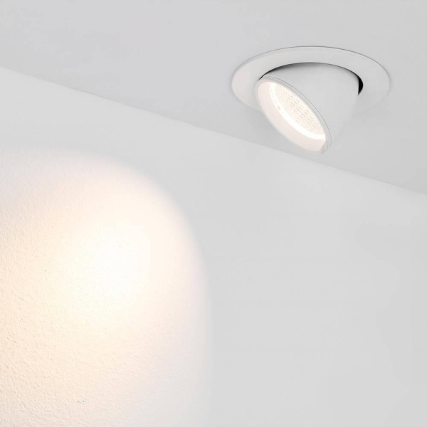 Встраиваемый светодиодный светильник Arlight LTD-Explorer-R100-12W Warm3000 024026 Встраиваемый светодиодный светильник Arlight LTD-Explorer-R100-12W Warm3000 024026