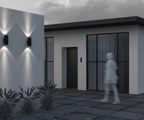 Уличный настенный светильник Maytoni Outdoor Shim O514WL-L30B3K