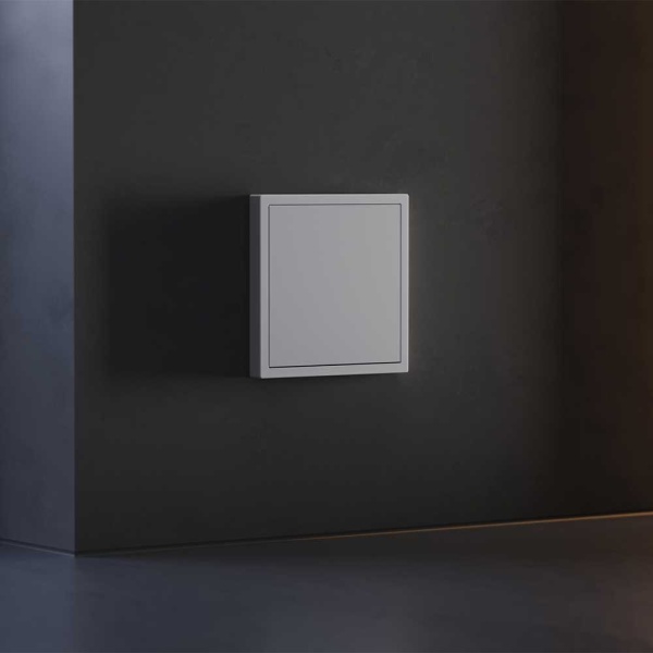 Заглушка S70 с суппортом, (серый) Voltum VLS080116