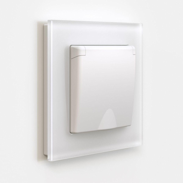 Розетка влагозащищенная с заземлением с защитной крышкой и шторками Werkel белый матовый W1171261 4690389184758 Розетка влагозащищенная с заземлением с защитной крышкой и шторками Werkel белый матовый W1171261 4690389184758