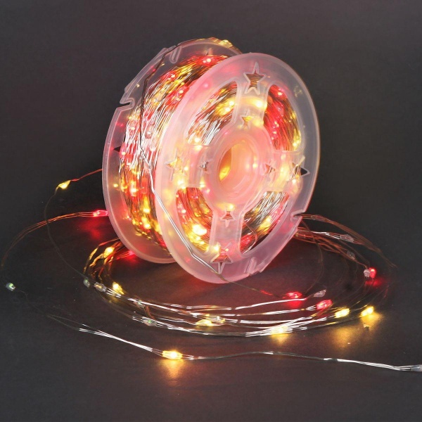 Cветодиодная гирлянда Sneha Роса 5V разноцветный настраиваемый контроллером A-930 MIX