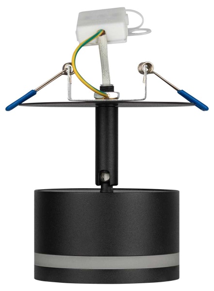 Светильник встраиваемый ЭРА DK114 BK под лампу GX53 поворотный черный Б0059790