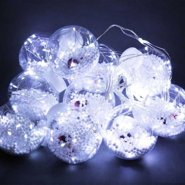 Cветодиодная гирлянда Sneha Роса бахрома 12V белый статичный A-940 W