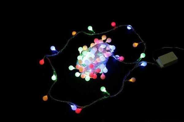 Cветодиодная гирлянда Sneha Шарик 230V разноцветный 8 режимов A-002 LED MIX