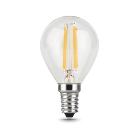 Лампа светодиодная филаментная Gauss E14 5W 2700K прозрачная 105801105