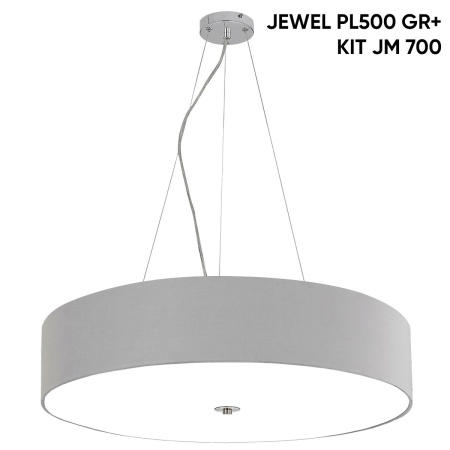 Потолочный светильник Crystal Lux Jewel PL700 Gray