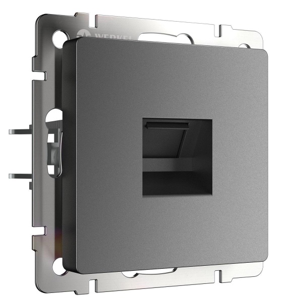 Розетка Ethernet RJ-45 Werkel графит W1181064 4690389194474 Розетка Ethernet RJ-45 Werkel графит W1181064 4690389194474