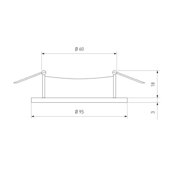 Встраиваемый светильник Elektrostandard 25001/01 MR16 хром a057003
