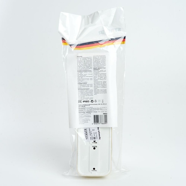 Розетка четырехместная 2P+PE Stekker Брест слоновая кость PST16-61-20 49052