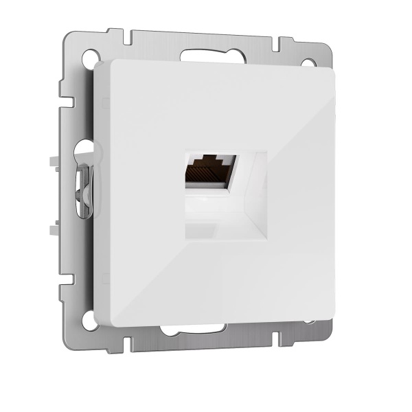 Розетка Ethernet RJ-45 cat. 6A экранированная (белый) W5120101/ a069683