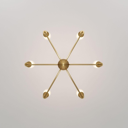 Подвесная люстра Eurosvet Rhyton 60167/6 латунь