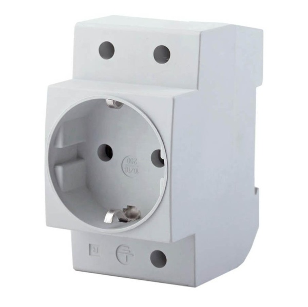 Розетка на DIN-рейку 2P+PE Feron Stekker с/з 16A 250V серая PST16901401 39171 Розетка на DIN-рейку 2P+PE Feron Stekker с/з 16A 250V серая PST16901401 39171