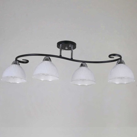 Потолочная люстра Reluce 66360-0.3-04 BK+CR